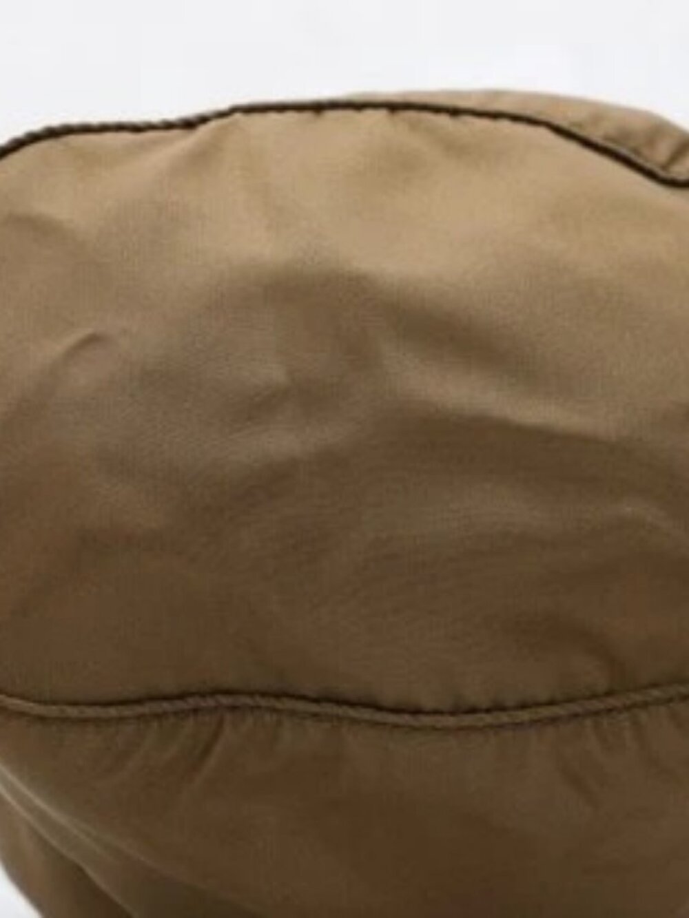 Prada Re-Nylon Drawstring Pouch - Brandy/Brown - Picture 5 of 12